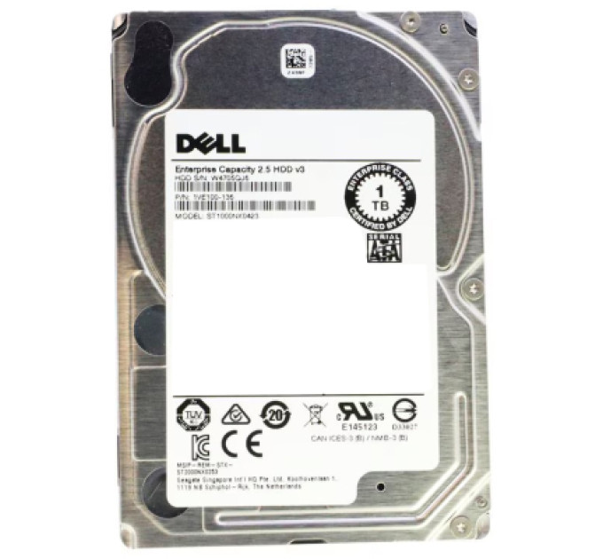 Dell Жорсткий диск 2.5" 1TB +перехідник на 3.5" Dell (ST1000NX0423)