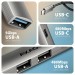 Концентратор USB3.2 4PORT 0.12M HUE-STC AXAGON
