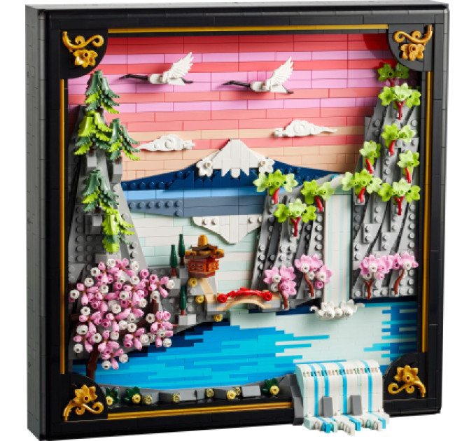 LEGO Конструктор LEGO ART Японський пейзаж із цвітом сакури (31218)