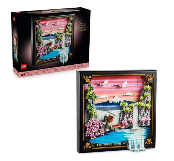 LEGO Конструктор LEGO ART Японський пейзаж із цвітом сакури (31218)