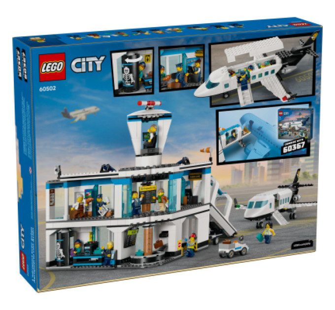 LEGO Конструктор LEGO City Аеропорт із літаком (60502)