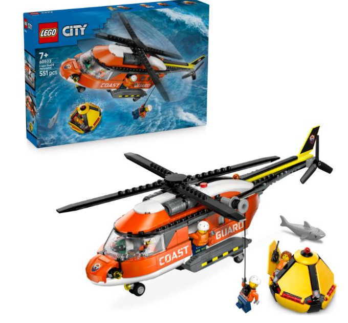 LEGO Конструктор LEGO City Гелікоптер берегової охорони (60503-)