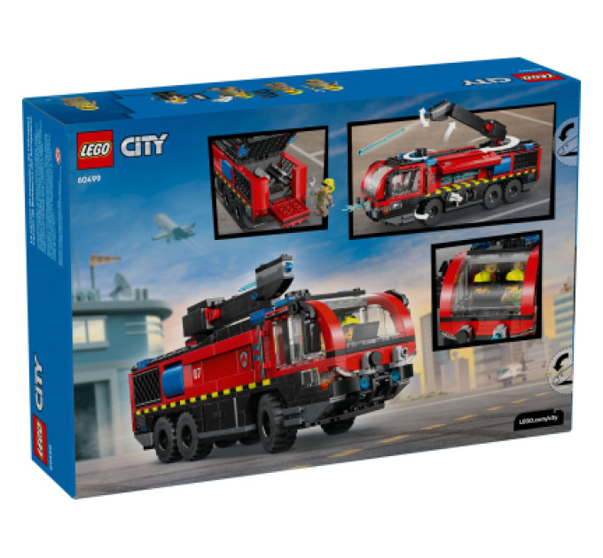 LEGO Конструктор LEGO City Пожежна вантажівка в аеропорту (60499)