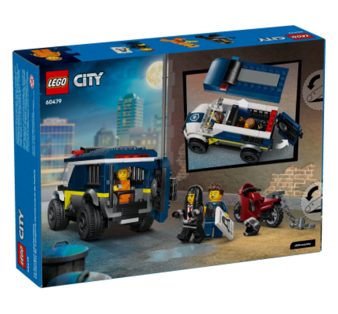 LEGO Конструктор LEGO City Поліцейський фургон для перевезення в'язнів (60479)