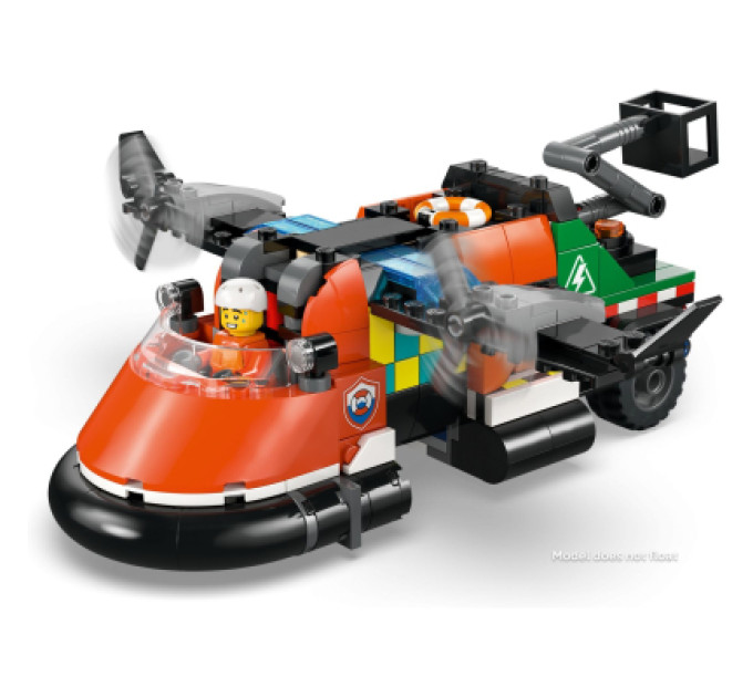 LEGO Конструктор LEGO City Ремікс літака, вантажівки та судна на повітряній подушці (60505-)