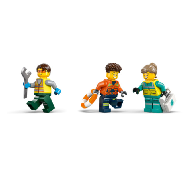 LEGO Конструктор LEGO City Ремікс літака, вантажівки та судна на повітряній подушці (60505-)