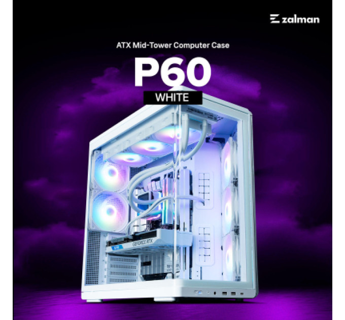Zalman Корпус для ПК Zalman P60WHITE