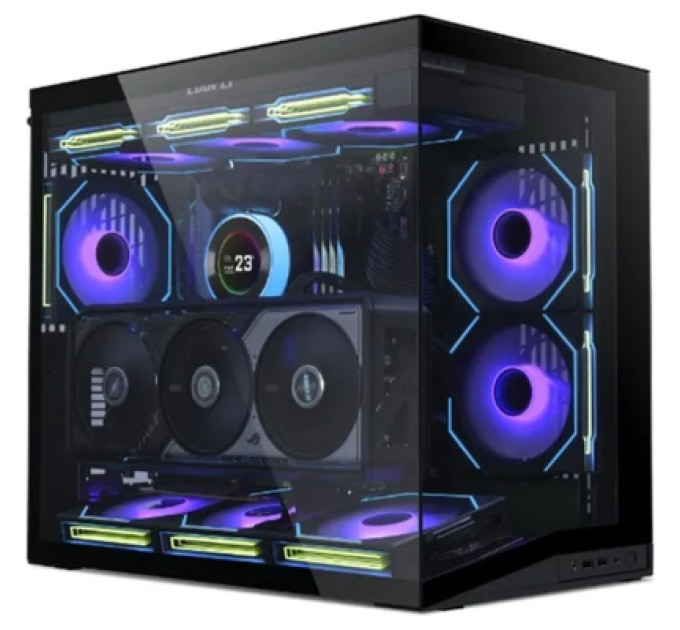 Lian Li Корпус для ПК Lian Li O11 Dynamic Mini V2, Black (G99.O11DMIV2X.00)