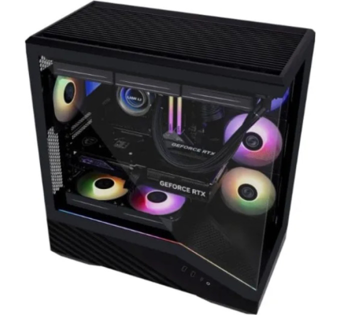 Lian Li Корпус для ПК Lian Li V100R case with pre-installed four 120mm RGB PWM fan, Black (G99.V100RX.01)