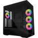 Lian Li Корпус для ПК Lian Li V100R case with pre-installed four 120mm RGB PWM fan, Black (G99.V100RX.01)