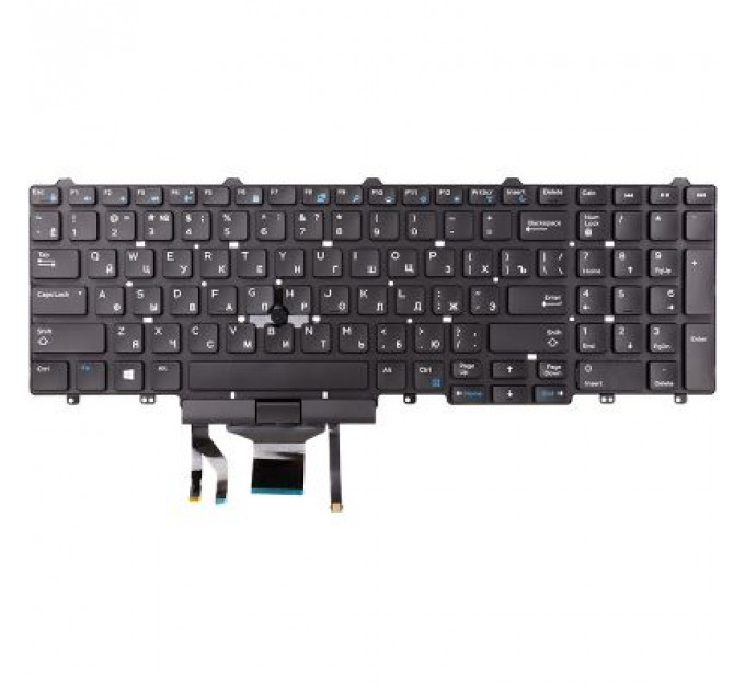Клавіатура ноутбука Dell Latitude E5550/E5570 черн (KB312955)