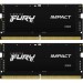Kingston Fury (ex.HyperX) Модуль пам'яті для ноутбука SoDIMM DDR5 32GB (2x16GB) 6400 MHz Impact Kingston Fury (ex.HyperX) (KF564S38IBK2-32)