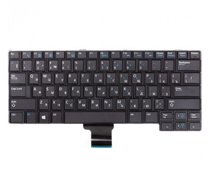 Клавіатура ноутбука Dell Latitude E7240/E7440 черн (KB312924)