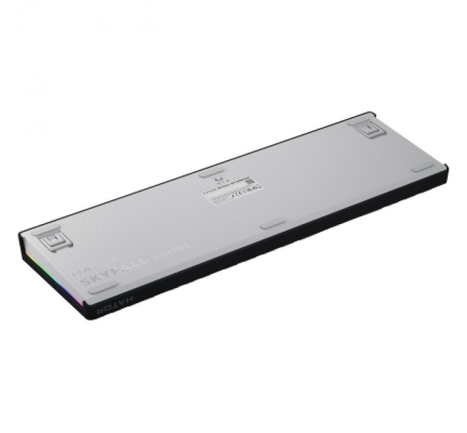 Клавіатура Hator Skyfall 100 Aurum Lemon RGB Wireless/Bluetooth/USB UA Black/White (HTK3100UA)