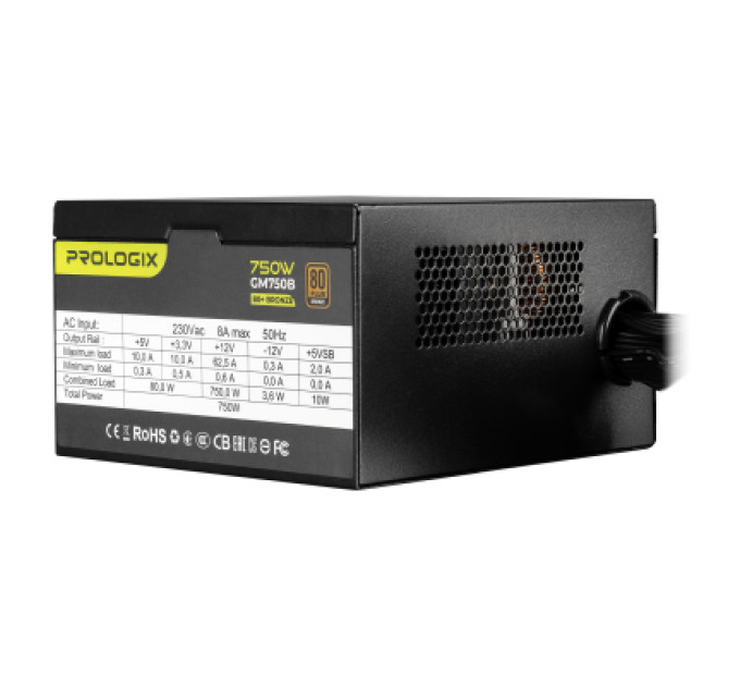Prologix Блок живлення Prologix 750W (GM750B 750W 80+ Bronze)