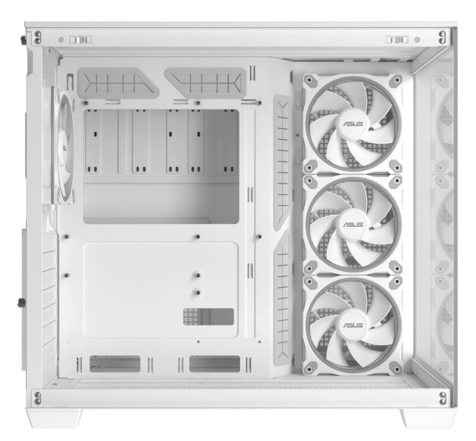 ASUS Корпус Asus A32 Plus White Tempered Glass (90DC00S3-B19000)