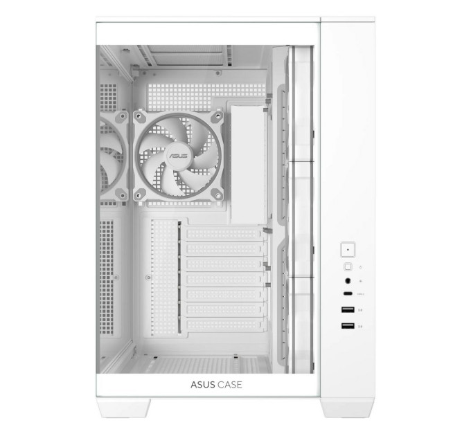 ASUS Корпус Asus A32 Plus White Tempered Glass (90DC00S3-B19000)