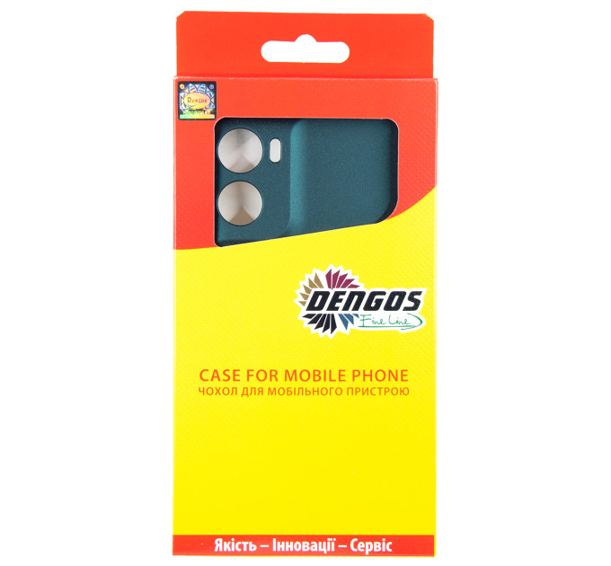 Dengos Чохол до мобільного телефона Dengos Motorola G06 Soft+glass Green (DG-KM-180)