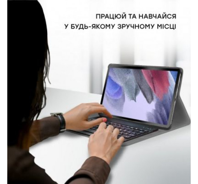 Чохол до планшета AirOn Premium Samsung Galaxy Tab A7 LITE T220/T225 BT keyboard Bla (4822352781065)