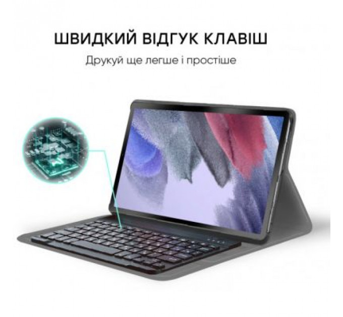 Чохол до планшета AirOn Premium Samsung Galaxy Tab A7 LITE T220/T225 BT keyboard Bla (4822352781065)