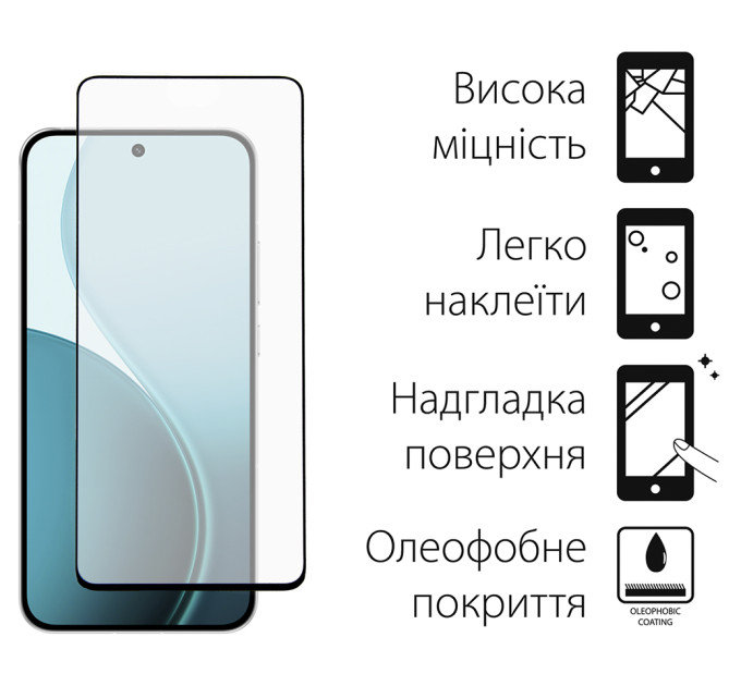 Dengos Чохол до мобільного телефона Dengos Oppo Reno14 F/FS 5G Soft+glass Green (DG-KM-182)