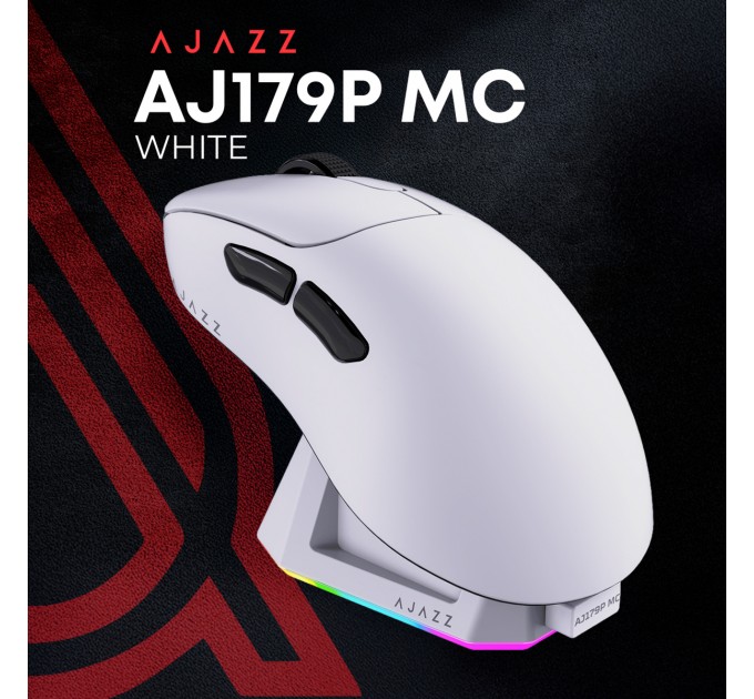 Миша бездротова Ajazz AJ179P MC White (AJ179P-MC-W)