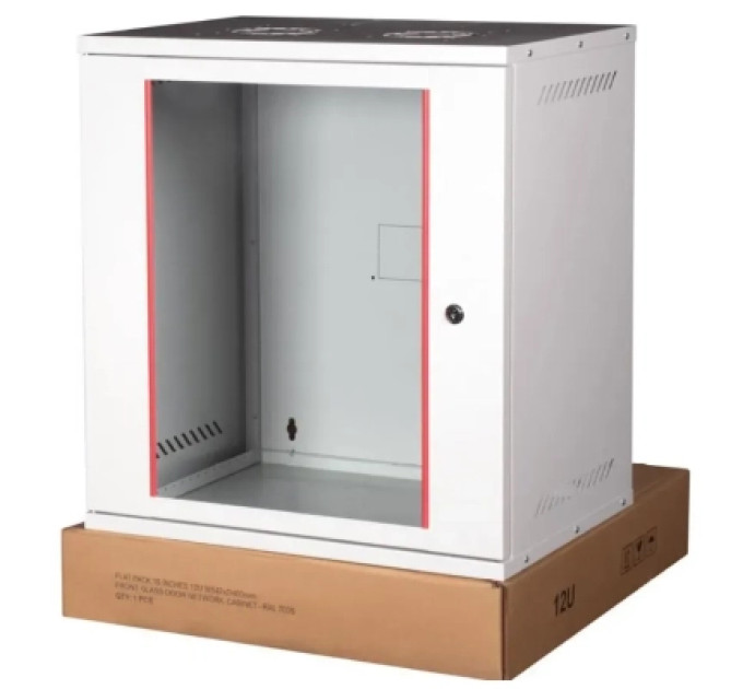 Hypernet Шафа настінна Hypernet 12U 19" 542x400 розбірна Security Box (SB-40-12U-FLAT)
