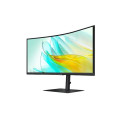Samsung Монітор Samsung 34" S34C650 HDMI, DP, USB, VA, 3440x1440, 219, 100Hz, CURVED (LS34C650UAIXUA)