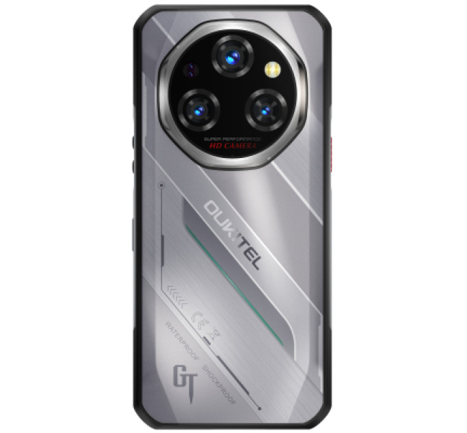 OUKITEL Мобільний телефон OUKITEL WP62 8/256GB Silver (6941749824684)