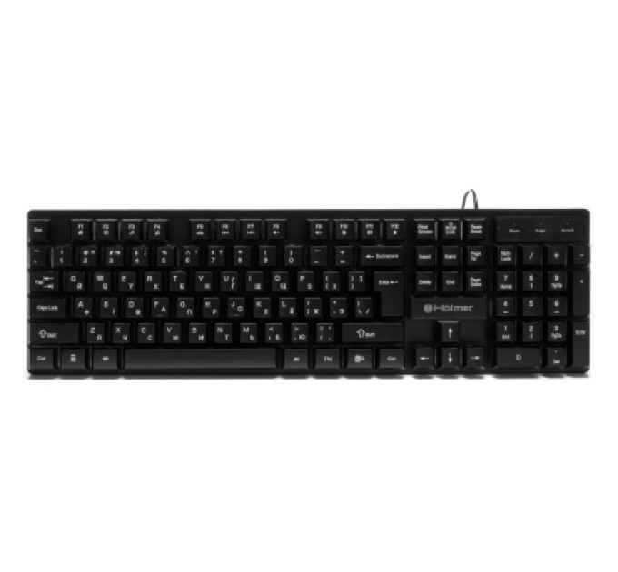 Hölmer Клавіатура Hölmer K-01GS RGB Backlight USB UA Black (K-01GS)