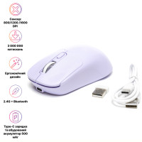 Мишка Hölmer MW-02OF Wireless/Bluetooth Purple (MW-02OF)