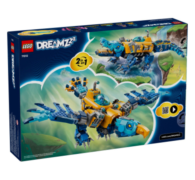 LEGO Конструктор LEGO DREAMZzz Підводний човен-крокодил (71512)