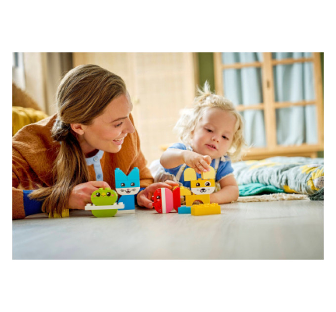 LEGO Конструктор LEGO DUPLO My First Чарівні творчі домашні улюбленці 3 в 1 (10477-)