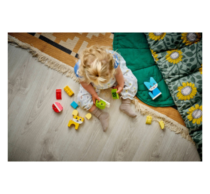 LEGO Конструктор LEGO DUPLO My First Чарівні творчі домашні улюбленці 3 в 1 (10477-)