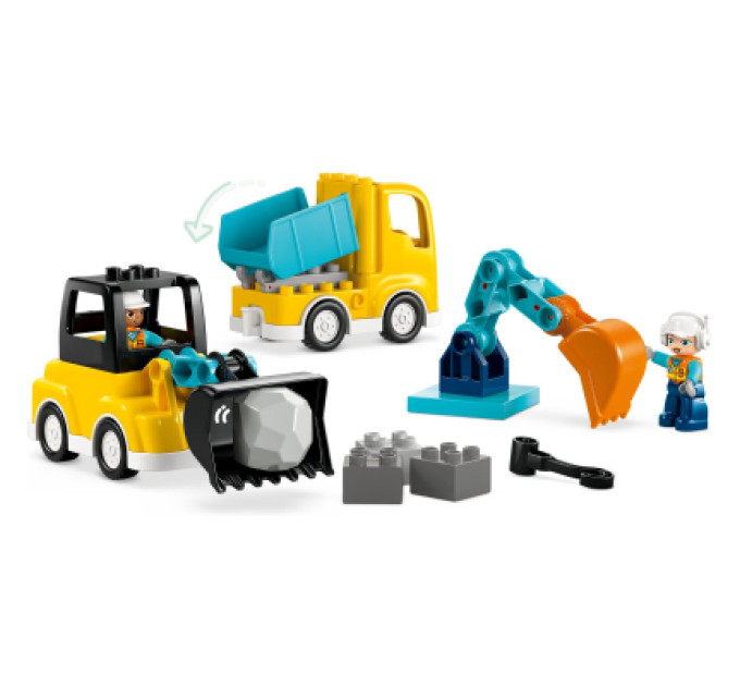 LEGO Конструктор LEGO DUPLO Town 3-в-1 Будівельна техніка (10475)