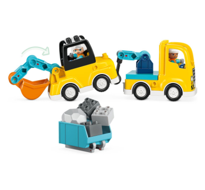 LEGO Конструктор LEGO DUPLO Town 3-в-1 Будівельна техніка (10475)