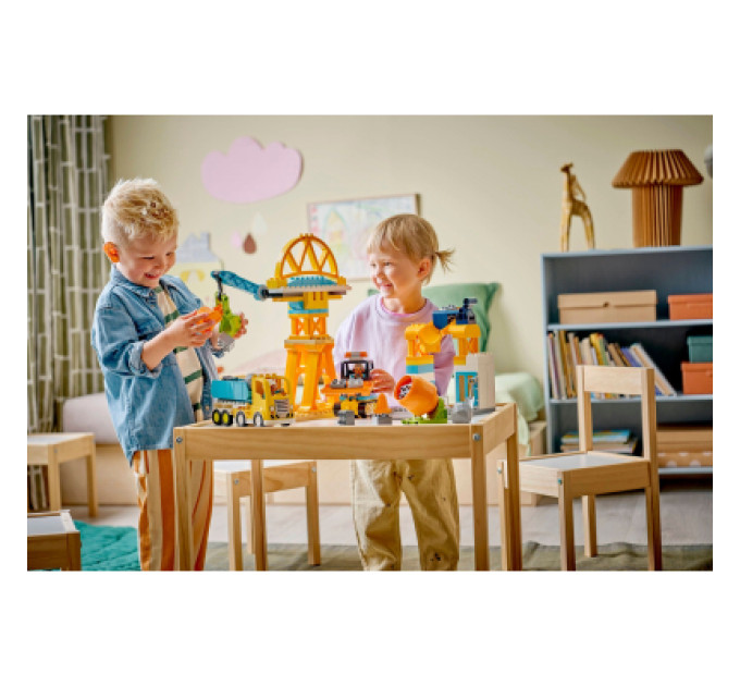LEGO Конструктор LEGO DUPLO Town 3-в-1 Будівельний майданчик і техніка (10476)