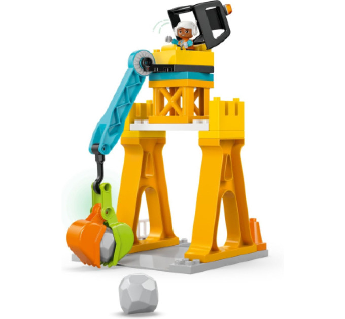 LEGO Конструктор LEGO DUPLO Town 3-в-1 Будівельний майданчик і техніка (10476)