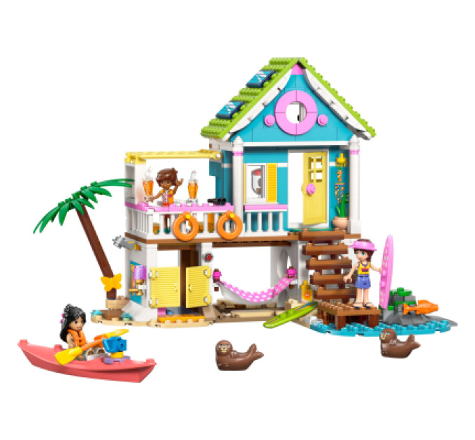 LEGO Конструктор LEGO Friends Пляжний будиночок з морськими котиками (42699)