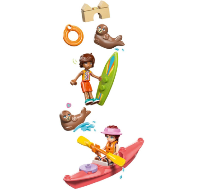 LEGO Конструктор LEGO Friends Пляжний будиночок з морськими котиками (42699)