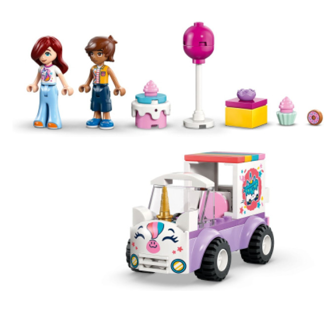 LEGO Конструктор LEGO Friends Автомобіль для доставки тортів з єдинорогами (42675)