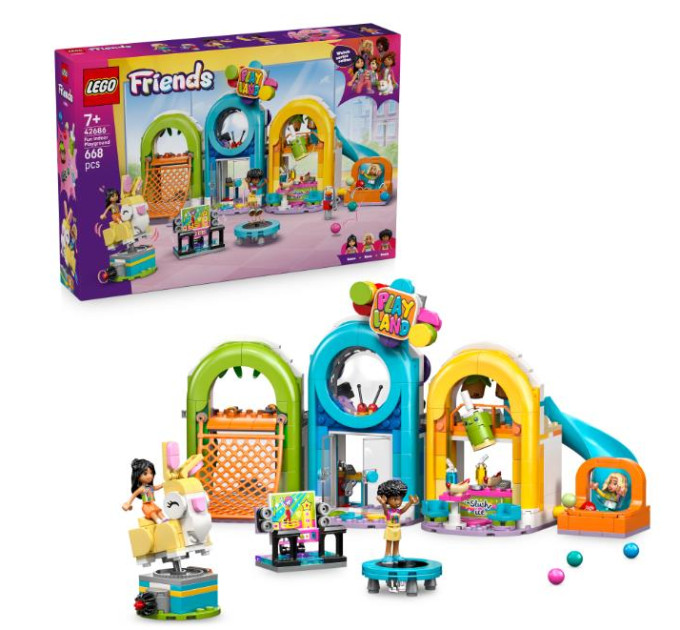 LEGO Конструктор LEGO Friends Веселий критий ігровий майданчик (42686)