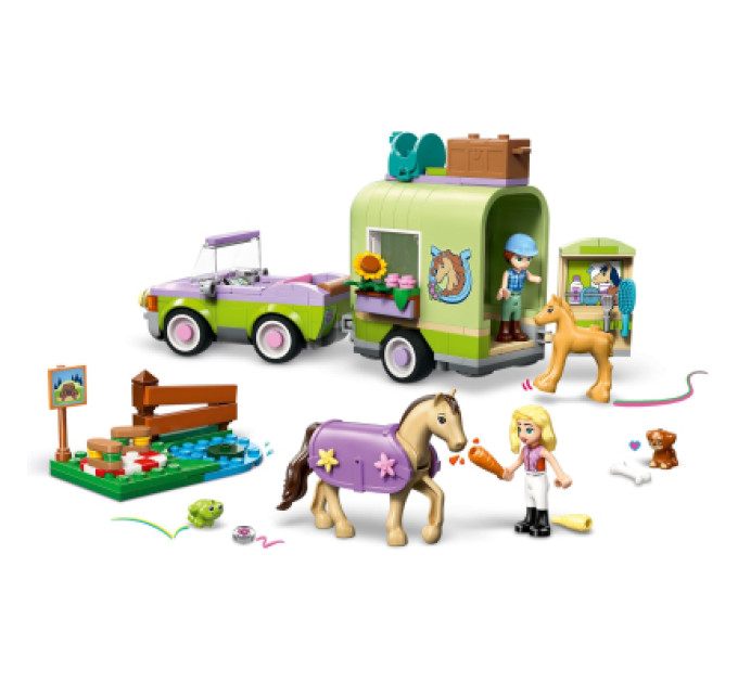 LEGO Конструктор LEGO Friends Причіп для коня й лошати (42695)