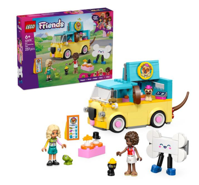 LEGO Конструктор LEGO Friends Фургон з аксесуарами для улюбленців (42678)