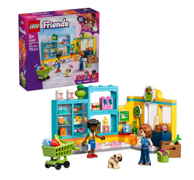 LEGO Конструктор LEGO Friends Цілодобовий магазин у Хартлейк-Сіті (42680)