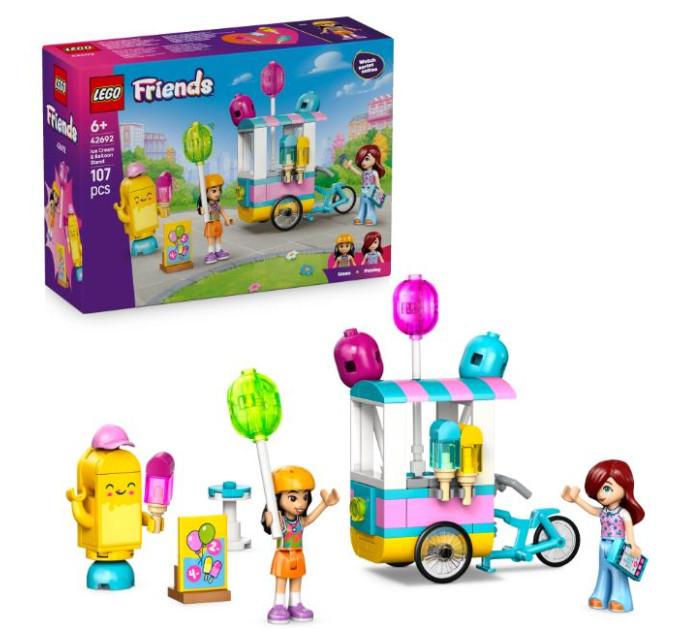 LEGO Конструктор LEGO Friends Ятка з морозивом і повітряними кульками (42692)