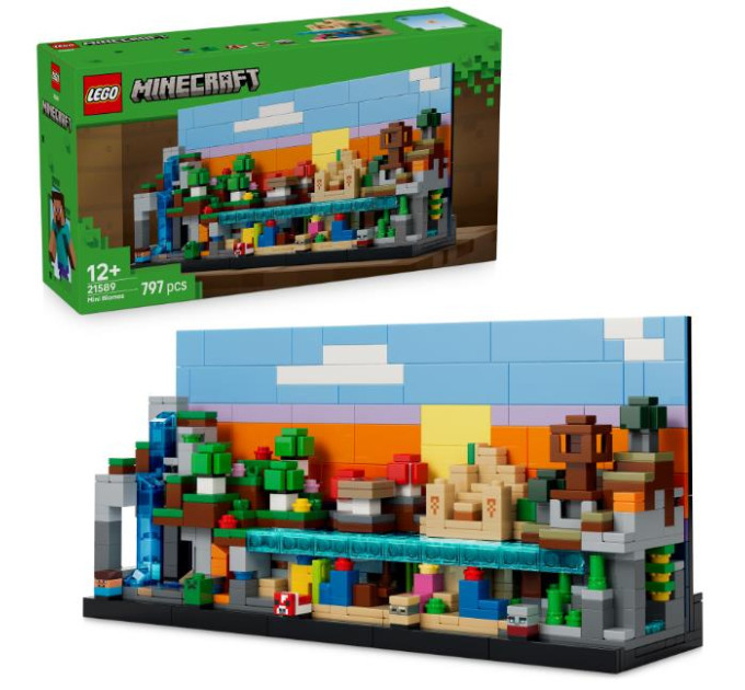 LEGO Конструктор LEGO Minecraft Мінібіоми (21589)