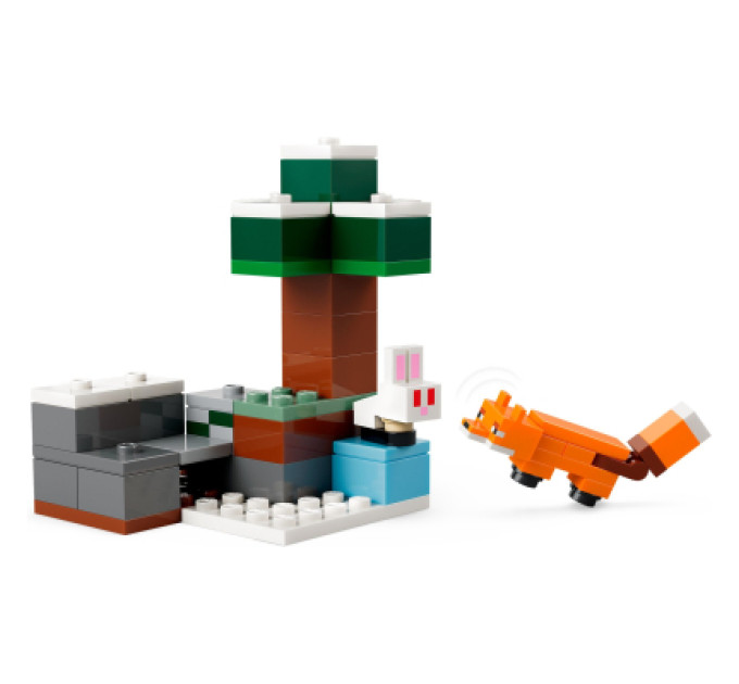 LEGO Конструктор LEGO Minecraft Пригоди Стіва в тайзі (21583)