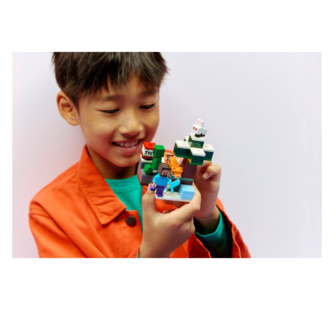 LEGO Конструктор LEGO Minecraft Пригоди Стіва в тайзі (21583)