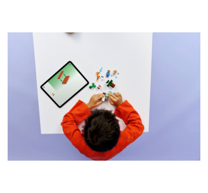 LEGO Конструктор LEGO Minecraft Пригоди Стіва в тайзі (21583)